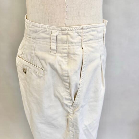 Vintage 90s Westbound khaki high waist chino Size 10 straight leg pleated - Picture 8 of 13